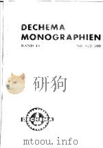 DECHEMA MONOGRAPHIEN BAND 43 NR.677-708     PDF电子版封面     