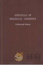 ESSENTIALS OF BIOLOGICAL CHEMISTRY     PDF电子版封面    FAIRLEY  KILGOUR 