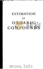 ESTIMATION OF ORGANIC COMPOUNDS（ PDF版）