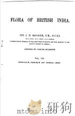 FLORA OF BRITISH INDIA　VOL Ⅶ     PDF电子版封面    SIR J·D·HOOKER C·B· G·C·S·I 
