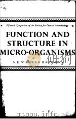 FUNCTION AND STRUCTURE IN MICROORGANISMS（ PDF版）