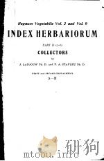INKEX HERBARIORUM（ PDF版）