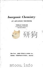 INORGANIC CHEMISTRY AN ADVANCED TEXTBOOK     PDF电子版封面     