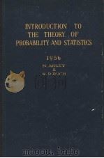 INTRODUCTION TO THE THEORY OF PROBABILITY AND STATISTICS（ PDF版）