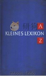 KLEINES LEXIKON     PDF电子版封面     