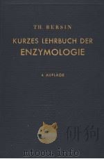 KURZES LEHRBUCH DER ENZYMOLOGIE     PDF电子版封面     