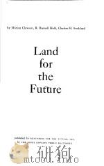 LAND FOR THE FUTURE     PDF电子版封面     