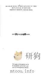 MCGRAW-HILL PUBLICATIONS IN THE BOTANICAL SCIENCES     PDF电子版封面     
