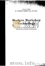 MODERN WORDSHOP TECHNOLOGY PART Ⅱ     PDF电子版封面     