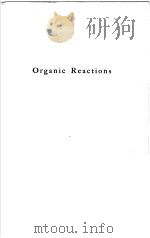 ORGANIC REACTIONS VOLUME Ⅲ（ PDF版）