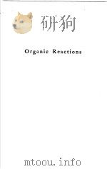 ORGANIC REACTIONS VOLUME Ⅴ     PDF电子版封面    EDITORIAL BOARD 