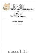 PRINCIPLES AND TECHNIQUES OF APPLIED MATHEMATICS     PDF电子版封面     