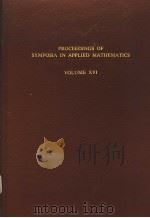 PROCEEDINGS OF A SYMPOSIUM IN APPLIED MATHEMATICS OF THE AMERICAN MATHEMATICAL SOCIETY     PDF电子版封面     