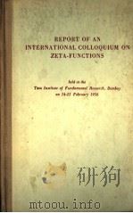 REPORT OF AN INTERNATIONAL COLLOQUIUM ON ZETA FUNCTIONS     PDF电子版封面     