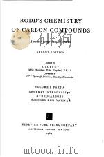 RODD'S CHEMISTRY OF CARBON COMPOUNDS VOLUME I PART A     PDF电子版封面    S·COFFEY 