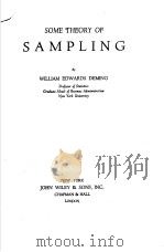 SAMPLING     PDF电子版封面    WILLIAM EDWARDS DEMING 