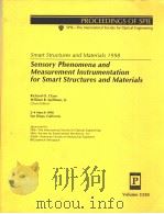 SMART STRUCTURES AND MATERIALS 1998 SENSORY PHENOMENA AND MEASUREMENT INSTRUMENTATION FOR SMART STRU   1998  PDF电子版封面  0819427748   
