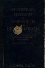 STATISTICAL METHODS IN RESEARCH AND PRODUCTION     PDF电子版封面    OWEN L·DAVIES M·SC· PH·D 