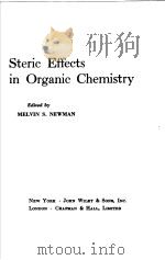 STERIC EFFECTS IN ORGANIC CHEMISTRY（ PDF版）