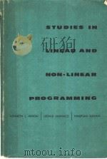 STUDIES IN LINEAR AND NON-LINEAR PROGRAMMING（ PDF版）