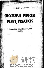SUCCESSFUL PROCESS PLANT PRACTICES   1958  PDF电子版封面     