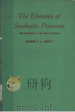 THE ELEMENTS OF STOCHASTIC PROCESSES（ PDF版）