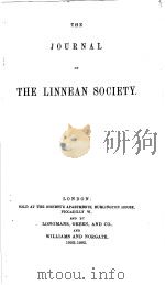 THE LINNEAN SOCIETY     PDF电子版封面    LONGMANS GREEN AND CO 