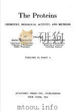 THE PROTEINS CHEMISTRY BIOLOGICAL ACTIVITY AND METHODS LOLUME II     PDF电子版封面    HANS NEURATH 