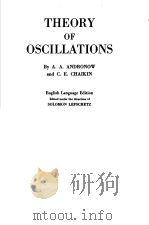 THEORY OF OSCILLATIONS     PDF电子版封面     