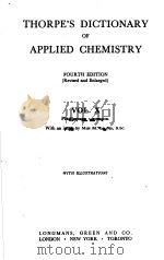 THORPE‘S DICTIONARY OF APPLIED CHEMISTRY Ⅹ（ PDF版）