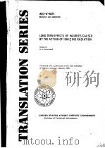 TRANSLATION SERIES AEC-4473     PDF电子版封面    D·I·ZAKTINSKIY 