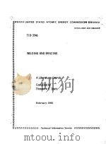 WELDING AND BRAZING     PDF电子版封面    THEODORE F.DAVIS 