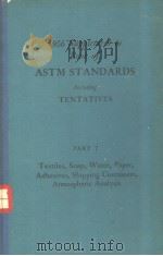 1956 SUPPLEMENT TO BOOK OF ASTM STANDARDS PART 7     PDF电子版封面    TENTATIVES 