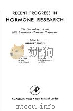 RECENT PROGRESS IN HORMONE RESEARCH VOLUME ⅩⅤⅡ（ PDF版）