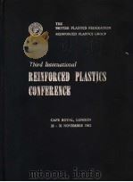 Third International REINFORCED PLASTICS CONFERENCE（ PDF版）