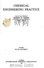 CHEMICAL ENGINEERING PRACTICE VOLUME 5 FLUID SYSTEMS Ⅰ（1958 PDF版）
