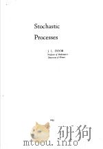 STOCHASTIC PROCESSES     PDF电子版封面    J.L.DOOB 
