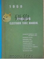 PHILIPS ELECTRON TUBE MANUAL  1959     PDF电子版封面     