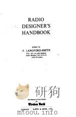 RADIO DESIGNER‘S HANDBOOK     PDF电子版封面    F.LANGFORD-SMITH 