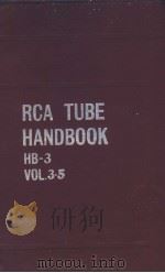 RCA TUBE HANDBOOK HB-3 VOL.3-5     PDF电子版封面     