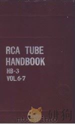 RCA TUBE HANDBOOK HB-3 VOL.6-7     PDF电子版封面     