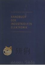 DR.REINHARD KRETZMANN HANDBUCH DER INDUSTRIELLEN ELEKTRONIK     PDF电子版封面     