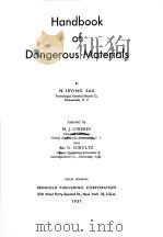 HANDBOOK OF DANGEROUS MATERIALS（ PDF版）