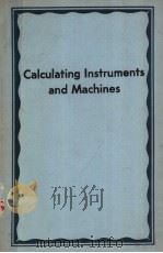 CALCULATING INSTRUMENTS AND MACHINES     PDF电子版封面    DOUGLAS R.HARTREE 