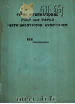 PROCEEDINGS OF THE FIFTH INTERNATIONAL PULP AND PAPER INSTRUMENTATION SYMPOSIUM（ PDF版）