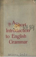 A SHORT INTRODUCTION TO ENGLISH GRAMMAR（ PDF版）