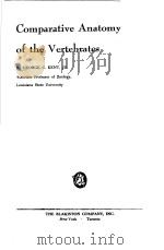 COMPARATIVE AMATOMY OF THE VERTEBRATES（ PDF版）