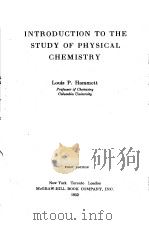 THE ELEMENTS OF PHYSICAL CHEMISTRY     PDF电子版封面     