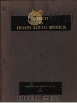 JAPANESE NATURAL RESOURCES     PDF电子版封面     