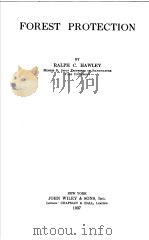 FOREST PROTECTION     PDF电子版封面    RALPH G·HAWLEY 